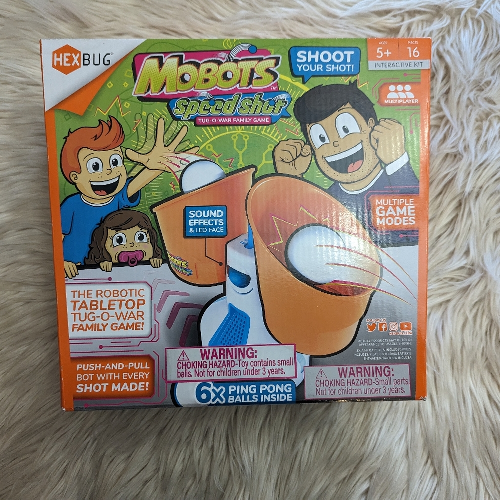 NEW Hex Big Mobots Speed Shot Family Game